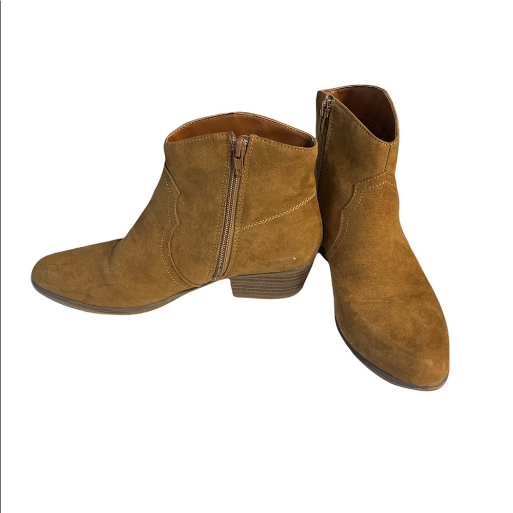 UNIONBAY-Camel Ankle Booties